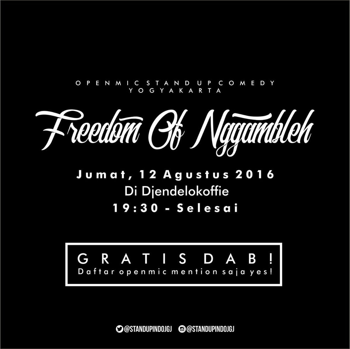Standup Pelajar JGJ tweet media