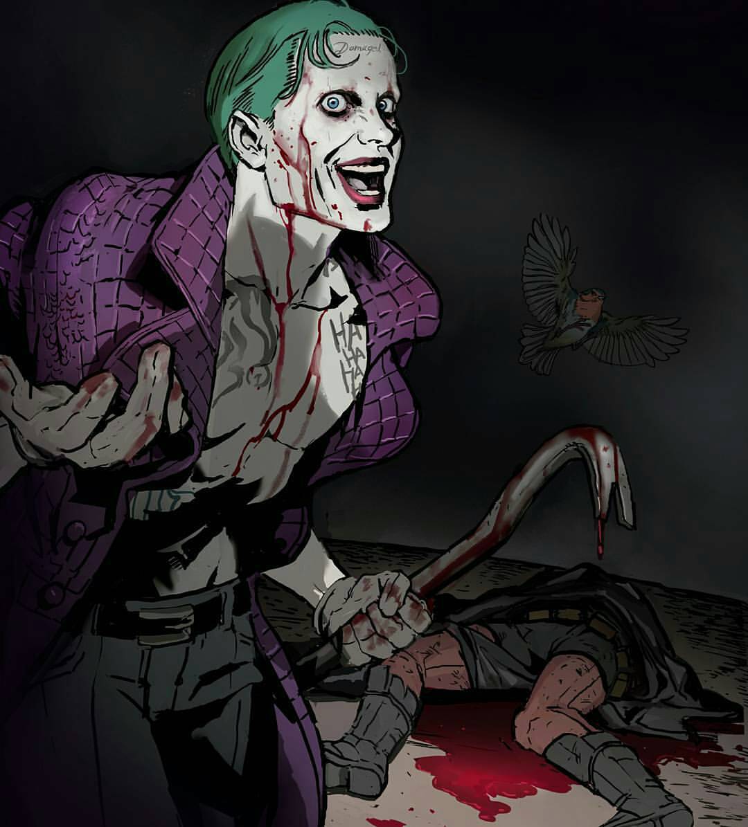 "Hey there Batsy!  I thought you'd like a gift so I made sure I found something special! Just. For. You. HeHahAHaHa"