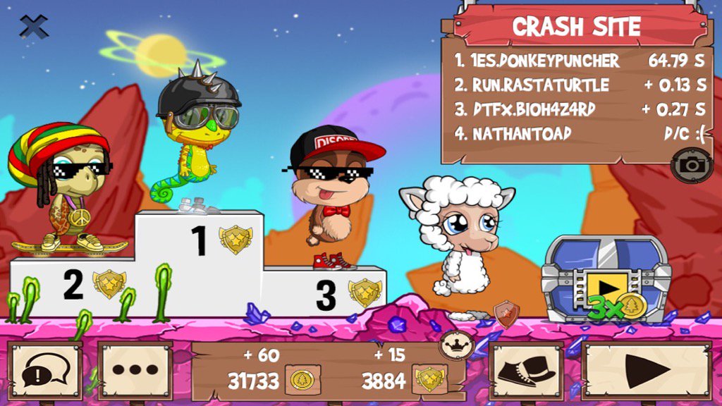 donkeypuncher_1's tweet photo. All those guys just got washed #funrun2 #RastaTurtle #BI0H4Z4RD #Nathantoad Gg bioππ» https://t.co/8B1JPXxMxp