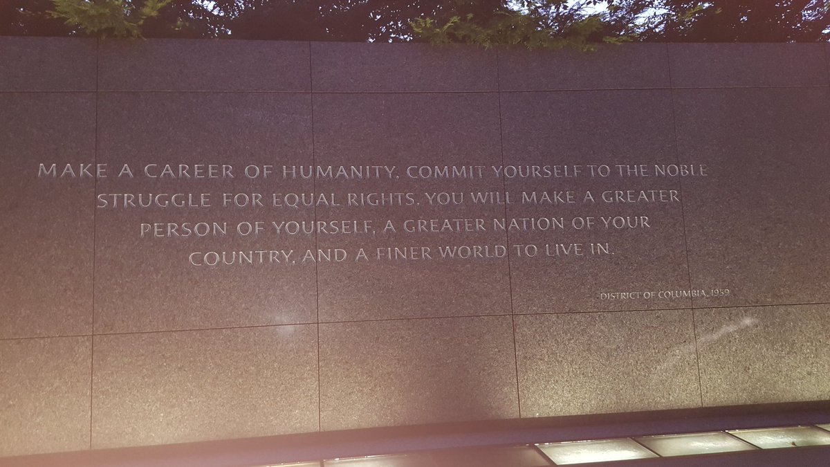 Lulu3Lumbiwe's tweet photo. This speaks to my heart. The core of why I do what I do. #MartinLutherKing #USMonuments #TouristMode #YALI2016 https://t.co/N1uSFs5mgM