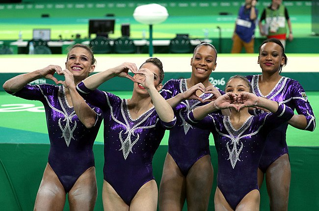 Collants da Ginástica Artística Rio 2016