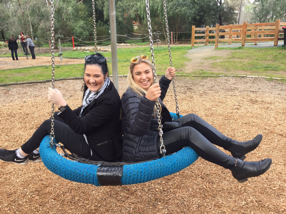 desikaratzias's tweet photo. @VTICnews intern Brea from @GordonTAFE getting into the swing of things on her first famil 👍#VICSummit #SPCKidsTown https://t.co/G0a3hYrIoI