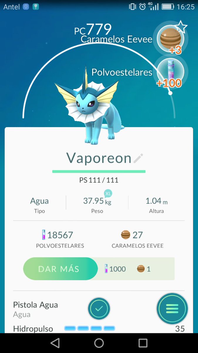 PlayInspiror's tweet photo. Paseando por la Rambla de montevideo y de paso capturando un vaporeon 😀 https://t.co/I44uUfkaZJ