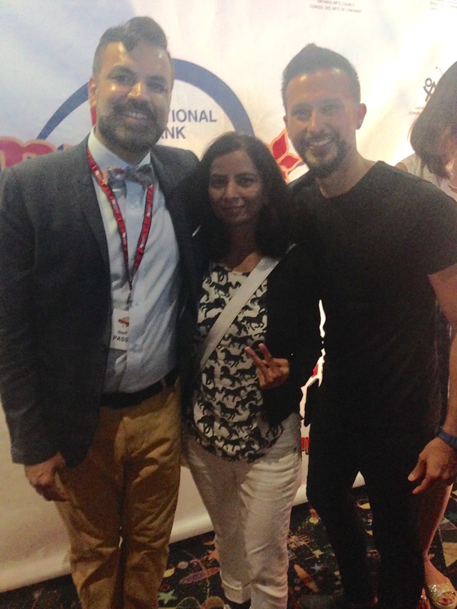 MKaur369's tweet photo. Wonderful time at #MISAFF16 with lovely people & my talented actors @TheAliKazmi #MeshaToor of #CoffeeatLaundromat https://t.co/htUIPPvyNe