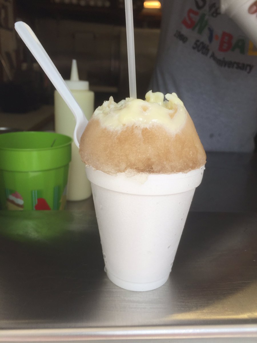 wendycottrell2's tweet photo. S'Morstead snowball at Sal's! Yes, please! With condensed milk! #geauxsaints #neworleanssaints #thomasmorstead https://t.co/P8xYyQvKGm