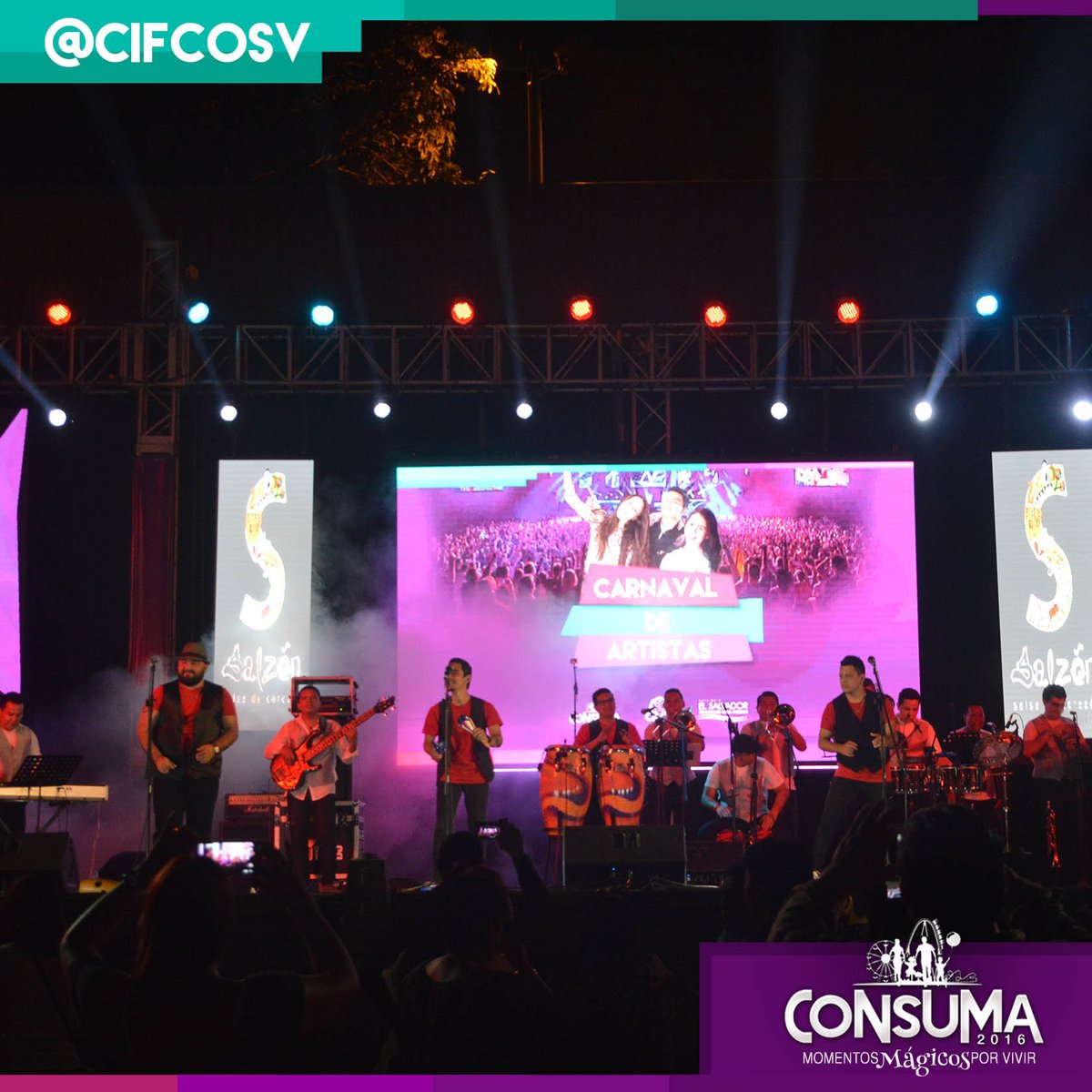 CIFCOSV's tweet photo. En #Consuma2016 apoyamos al talento 100% Salvadoreño.
Salzón nos ha hecho gozar al ritmo de la salsa. https://t.co/mAFcUEsgqD