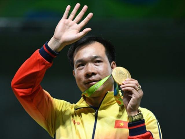 NguyenAnhBang's tweet photo. Hoang Xuan Vinh gunner , pride Vietnam question . Olympic gold medal men's 10m Air Rifle :) https://t.co/YnvrbfYSKe