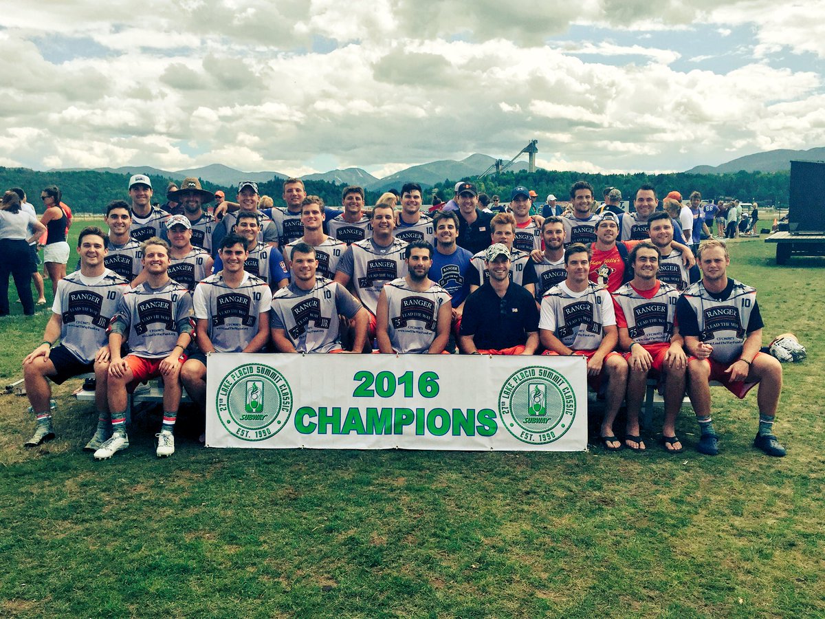 lakeplacidlax's tweet photo. The #LPSC27 Men's Open 1 Champions: Ranger Lead the Way, 8-6 winners over the Burning Orange. https://t.co/DHKviiUR93