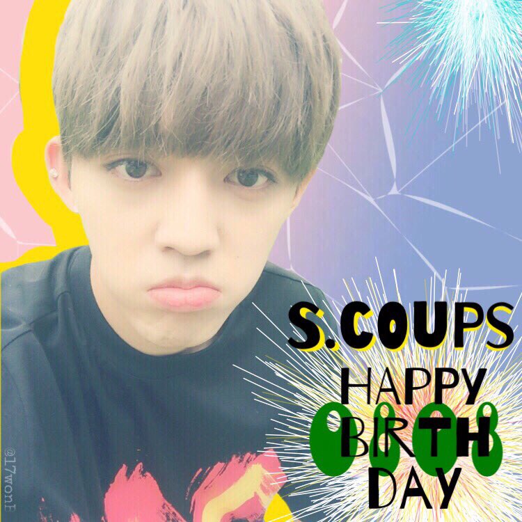 17wonB's tweet photo. #HappyScoupsDay 
#에스쿱스따뚜_생일축하해 https://t.co/VJoTJT5JFn