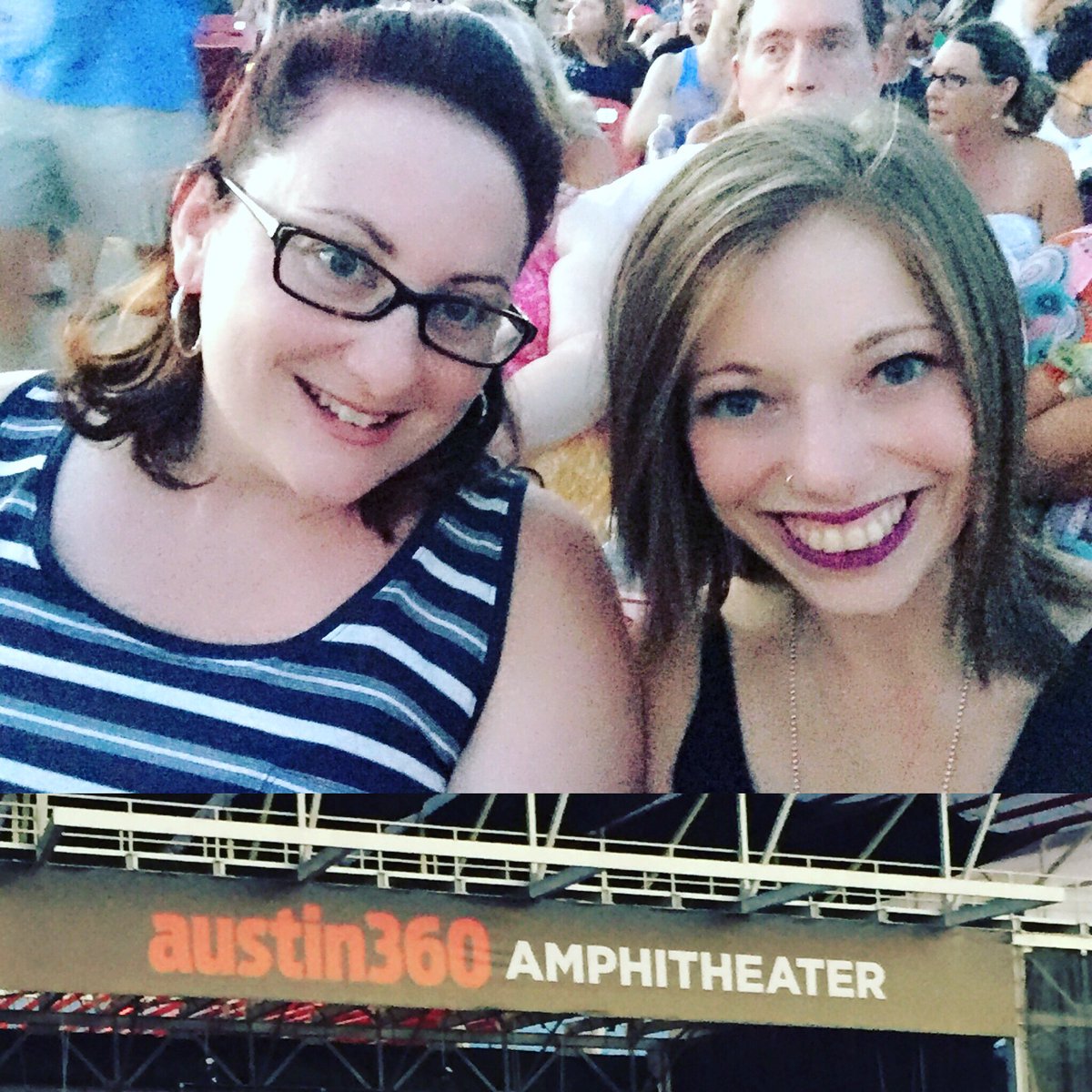 michiebrew's tweet photo. I am a sweaty, disgusting mess but #dcxaustin was totally worth it. (cc: @dixiechicks ) https://t.co/MiPrTCntbV