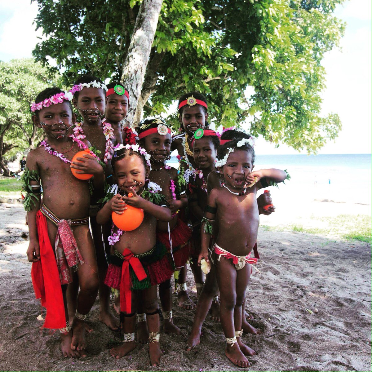 theEJPalmer's tweet photo. Cute kids on Kiriwina Island ❤️🌴🌞@POCruises @visitPNG #likenoplaceonearth #pandoadventures #visitpng #kiriwinaisland https://t.co/OgHDtONhfU