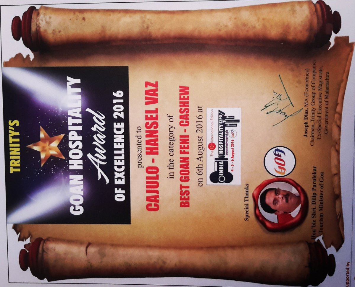 CazuloFeni's tweet photo. So what if they got the spelling wrong.They got their feni right!
#cazulofeni #fenny #bestspirits #Goa #awardsnight https://t.co/8HCOWHh7SW