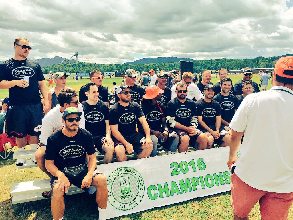 lakeplacidlax's tweet photo. The #LPSC27 Men's Masters 1 Champions presented by Warrior: @GraphTex, 14-4 winners over Motive Pure Force 5. https://t.co/Xdb4ZGGggn