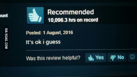 G2A_ES's tweet photo. Existen personas que dicen totalmente lo contrario a lo que sienten. Y luego están las que escriben reviews en Steam https://t.co/Vsvpk0sPnU