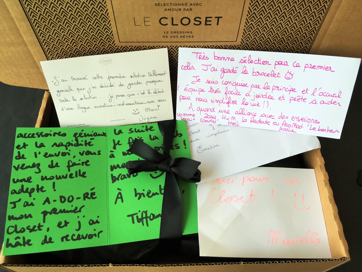 Merci pour tous vos petits mots ! L'équipe se fait toujours une joie de les lire :)
#bonheur