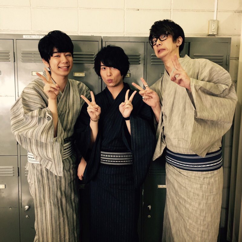 ゆうなぎ Cv 斉藤壮馬 ナナライ両日参戦済 Sur Twitter ちょっとー 浴衣似合いすぎでしょ 西山宏太朗 斉藤壮馬 江口拓也