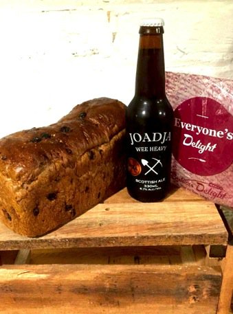 JoadjaWhiskyD's tweet photo. Bakers Delight Mittagong and Bowral have made some delicious Fruit Loaf using our Joadja Wee Heavy. #keepingitlocal https://t.co/X276bbzTbT