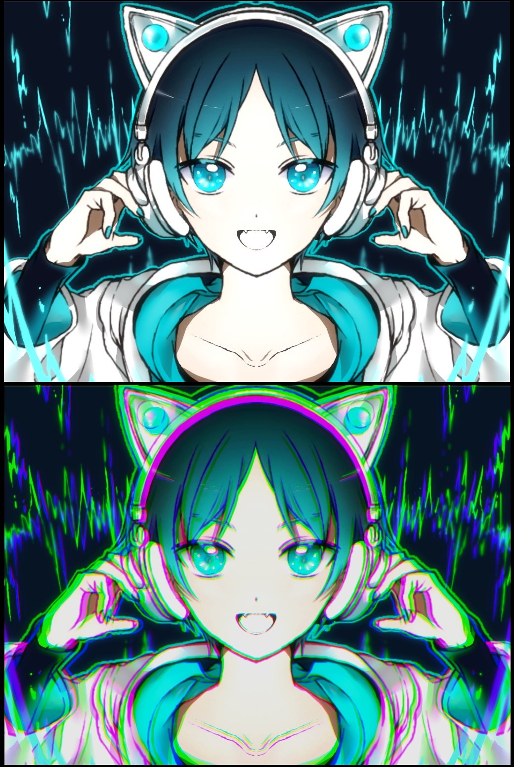 アイビスペイント Ibispaint 在 Twitter 上 ゆきです こちらが 色収差 の完成イラストになります 3つのレイヤーは乗算でrgbに分離します 左右対象なので拡大にしましたが 横に少しずらすだけでも雰囲気が出ますよ Ibis Howto T Co 9fkdktm5xr Twitter