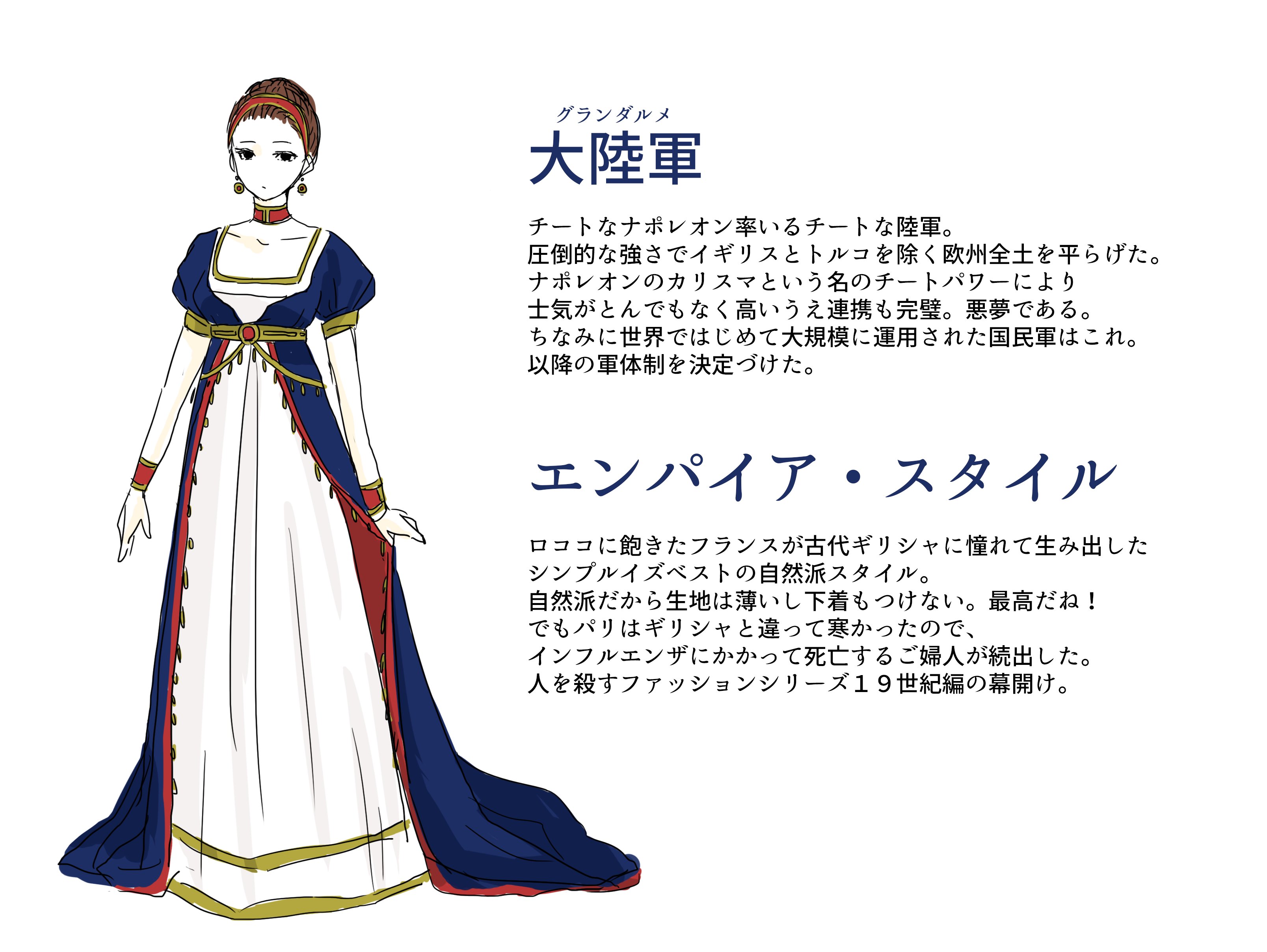 零 １８ １９世紀の軍服 ドレス モデルは各国の推しにお願いしました T Co Vxhyeria30 Twitter