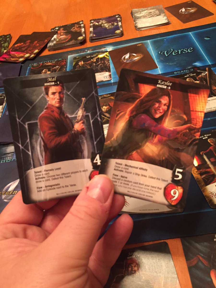 indyboardgamer's tweet image. My (solo) first play of Legendary Encounters: Firefly was really fun! Can't wait to try with more people. Shiny!