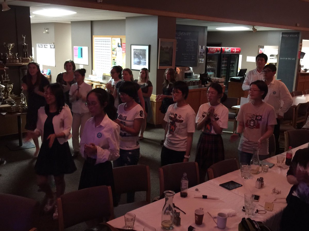chris24v's tweet photo. Smithers' own Ranger Smash had the place hopping for final night with Jiangsu students. @HeatherLeeLytle @HSAEFKOW https://t.co/hT9WzEh44J