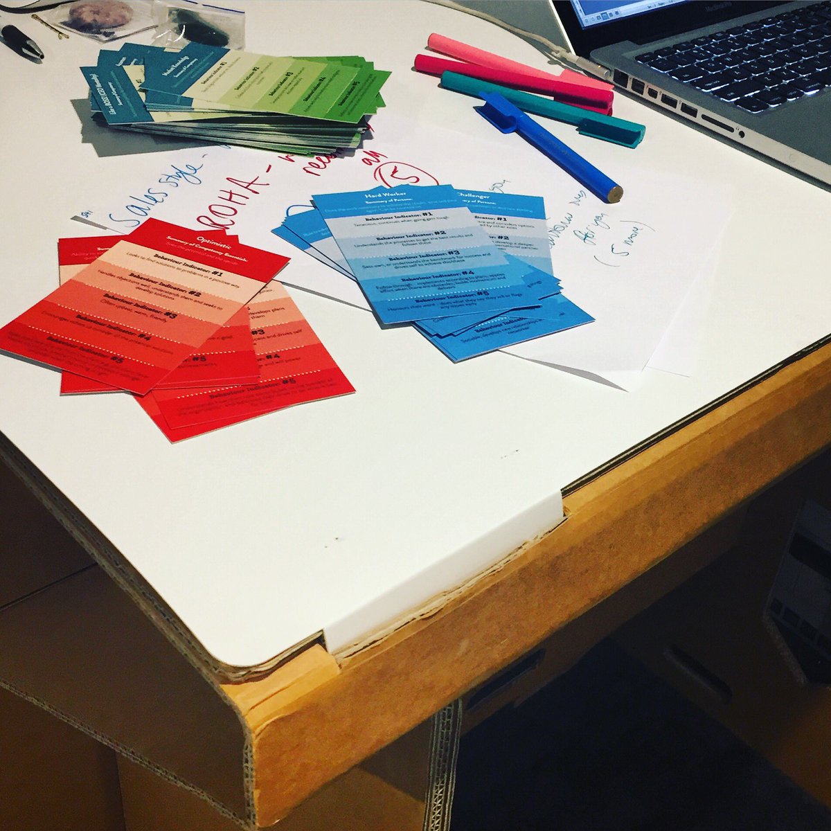 BOLSTURcrew's tweet image. Testing, sorting, evaluating - the @RefoldNZ desk is getting a workout tonight!#startup #Eco #startups #tech #sales