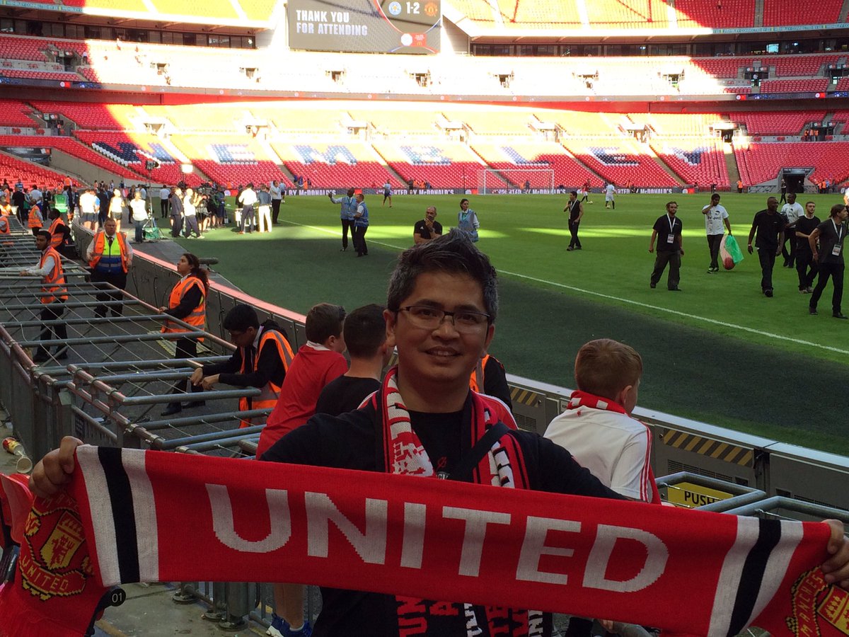 Wembley! #MUFC #footballtrip #FACommunityShield #unitedarmyfc #mufcfans