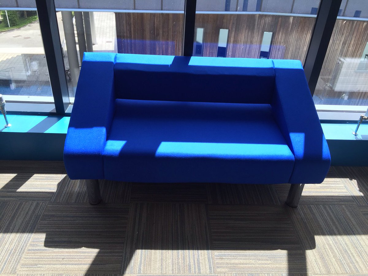 WarrensOffice's tweet photo. Bespoke sofas delivered to a university #nobacklegs https://t.co/DiTx9z6QaB