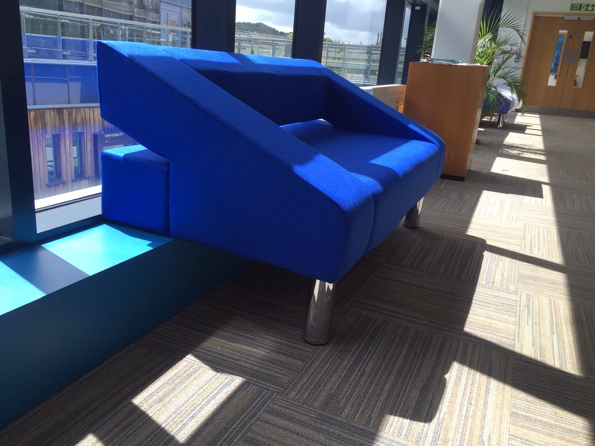 WarrensOffice's tweet photo. Bespoke sofas delivered to a university #nobacklegs https://t.co/DiTx9z6QaB