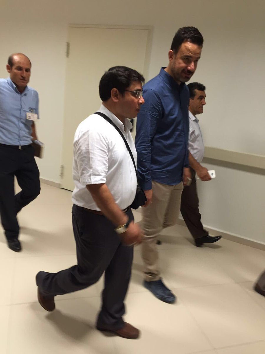 Müsteşarımız Dr.Hakkı Yeşilyurt,TKHK BaşkYrdDr.Murat Parpucu,yerel yöneticilerimizle Eyyübiye devlet hastanesindeyiz