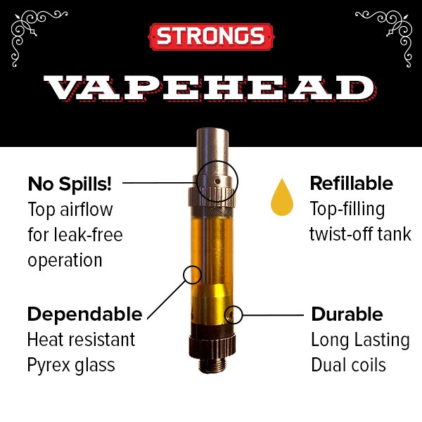StrongsExtracts's tweet image. Time to vape your medicine! VapeHeads have the best THC oil in a pyrex tank. Order today! getstrongs.com/shop-online/