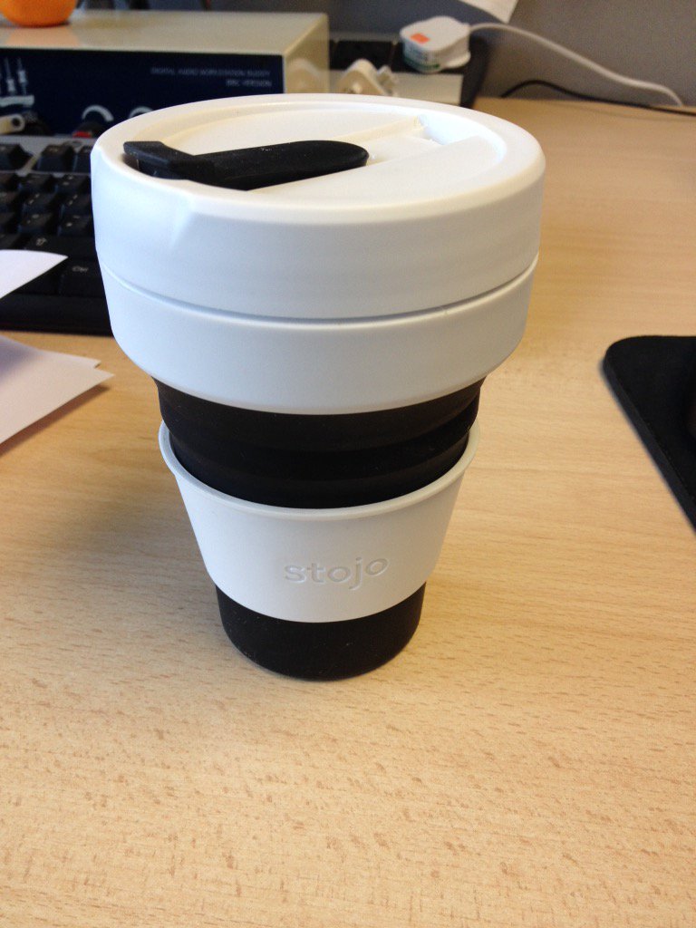 marieklennon's tweet image. No more non recyclable coffee cups for me @HughsWaronWaste @stojoco #wastenot