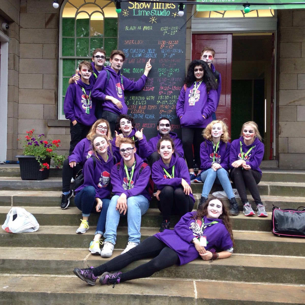 WeAreByteback's tweet photo. We are here at @GreensideVenue! Your official ByteBack Theatre of 2016! Can't wait for our first show #lunacobbler 🎭 https://t.co/VFrJD6pr8s