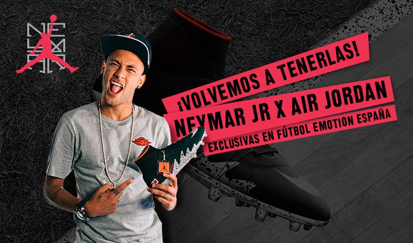 Fútbol Emotion on Twitter: "Disponibles las botas Nike Hypervenom Neymar Michael Jordan en la web de Fútbol Emotion. https://t.co/9fRtZd5STK Twitter