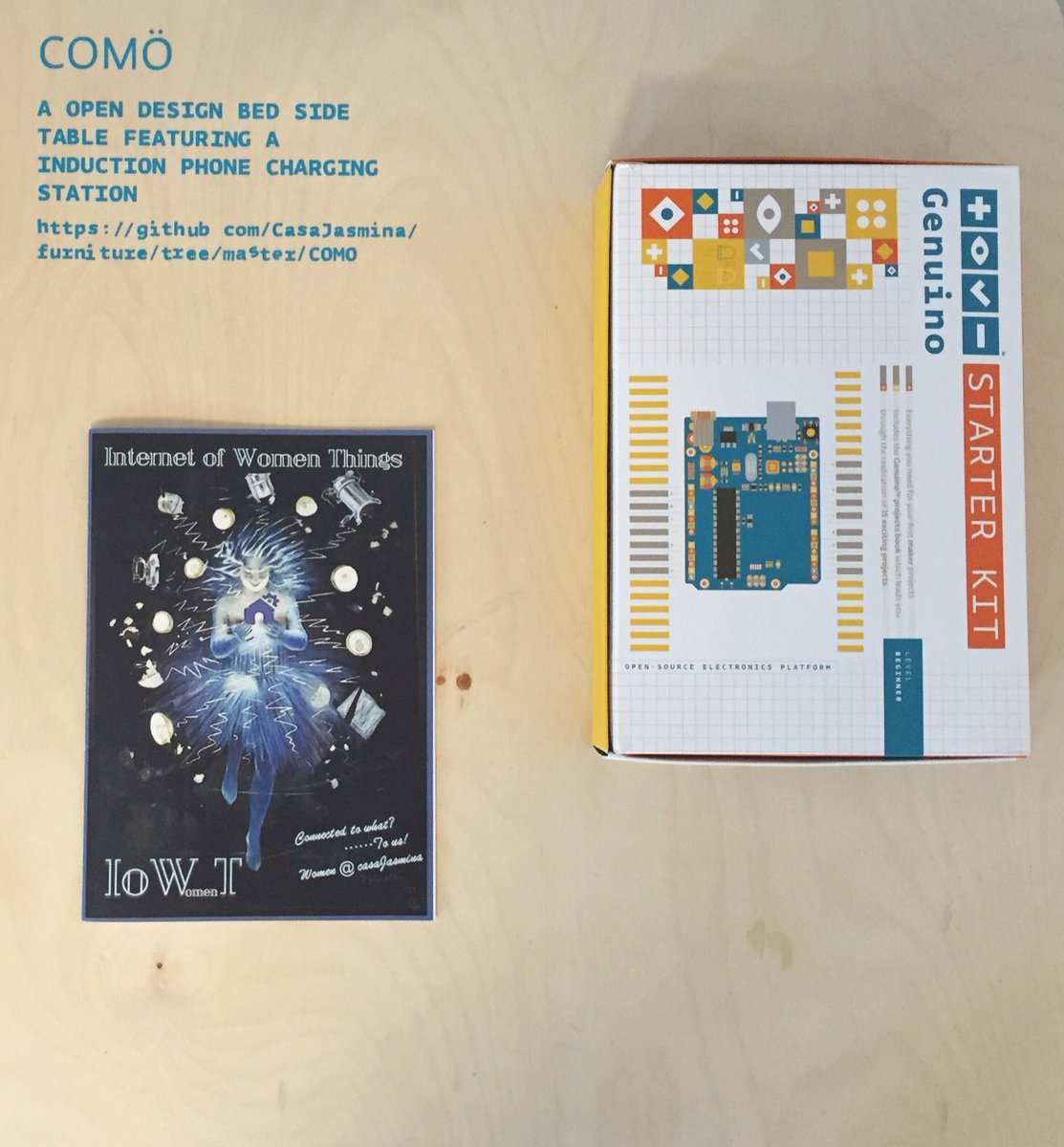 scarlettsanmar's tweet photo. Interesting beside reading @casaJasmina... home for this week.  @open_desk collaboration with @arduino https://t.co/0oWW9LlN3r