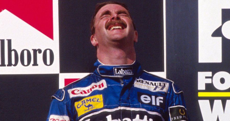 F1's tweet photo. Happy birthday to 1992 world champion @nigelmansell 🎉 https://t.co/2DJbZ7I5kk