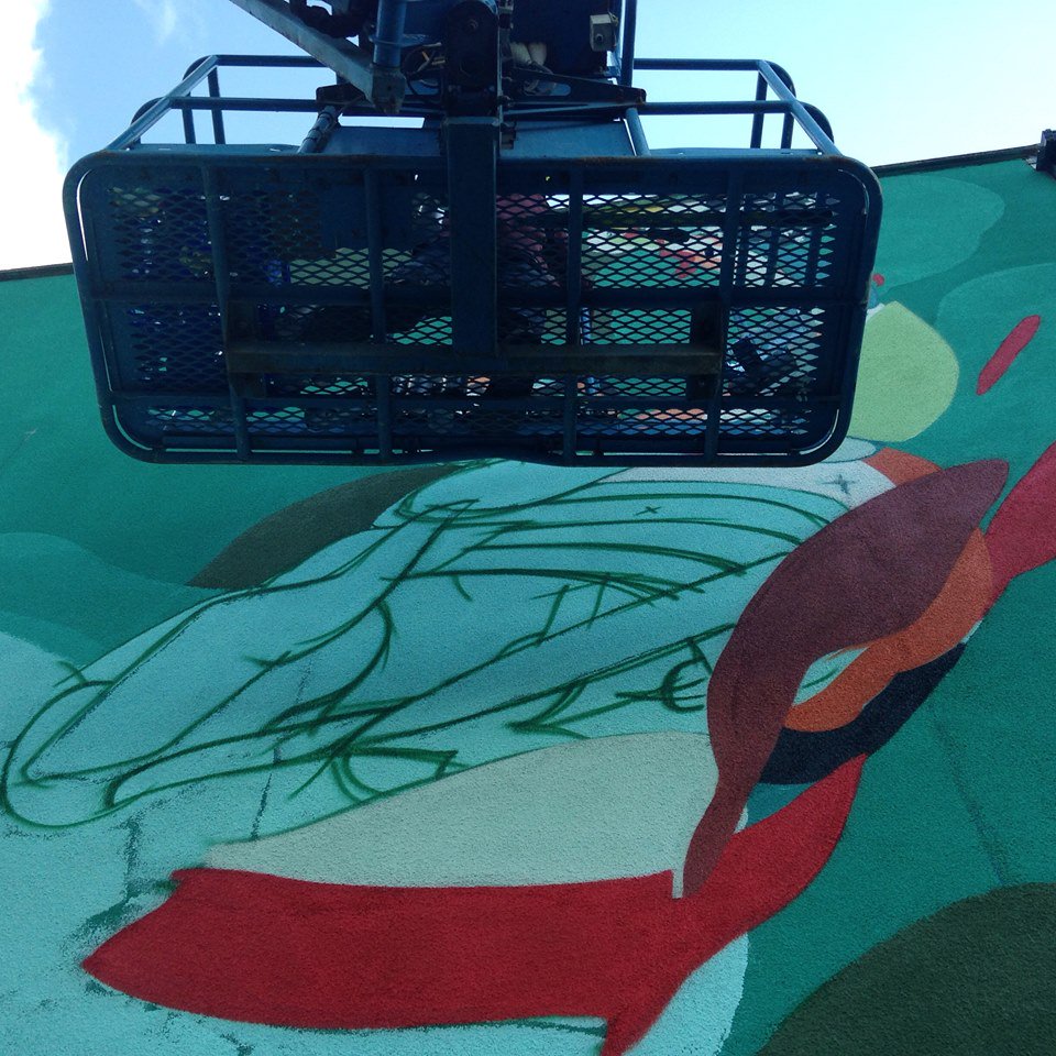 Have you spotted the great new piece from @jamesearleyartist at #Tramore library?#WaterfordWalls #TWalls