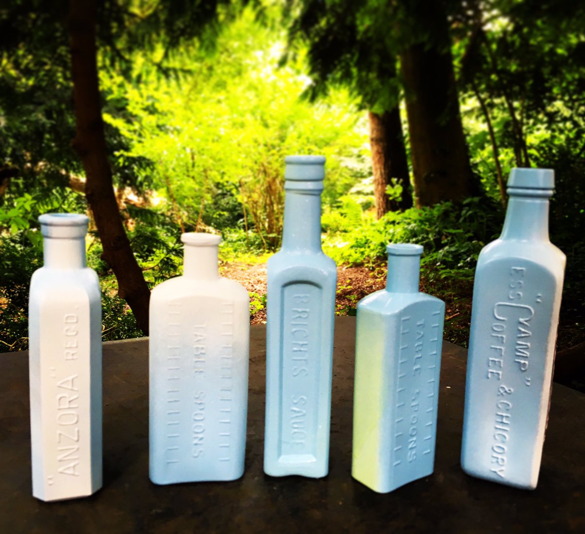 CuriosityATCat's tweet photo. Very excited to be in the sunshine up-styling some gorgeous vintage glass bottles. In @thepackhouse soon! #colour https://t.co/Zd3oGx8LFH