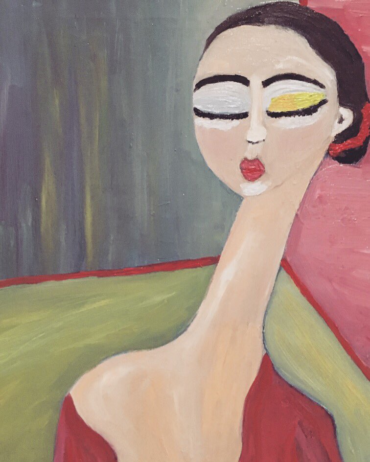 lilboum's tweet photo. #artistic #oilpainting #duckface #selfportrait #mebyme #vintage #woman #collection #colors #makeup #art #myart #bmed https://t.co/SWuNYAtWfF