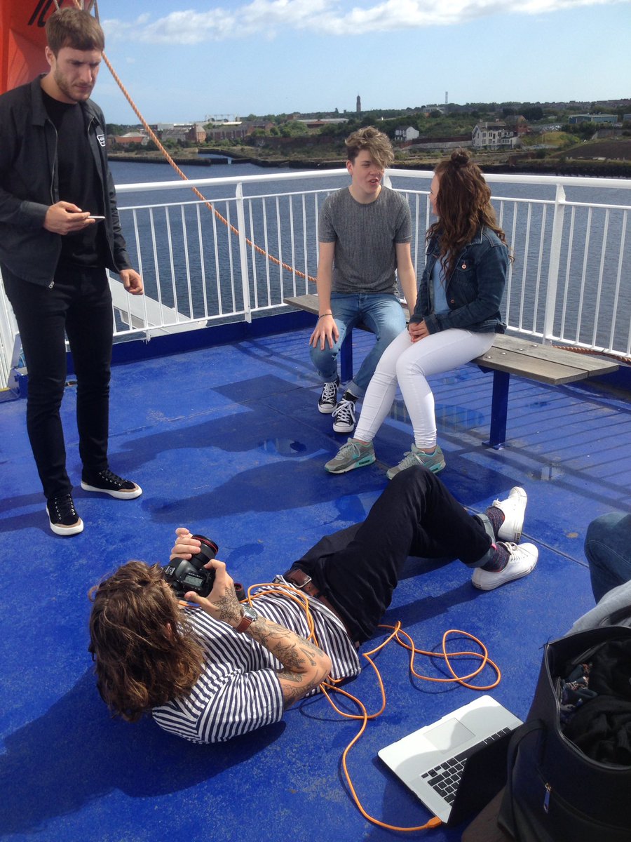 On the deck <a href="/DFDSSeaways/">Brody</a> ⛴🛳 #shootday