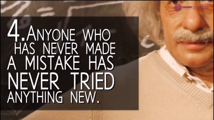 Lightning_Fast's tweet photo. #Einstein 

Try new things 

#mistakes #success #failure https://t.co/kOoPbOJgVp