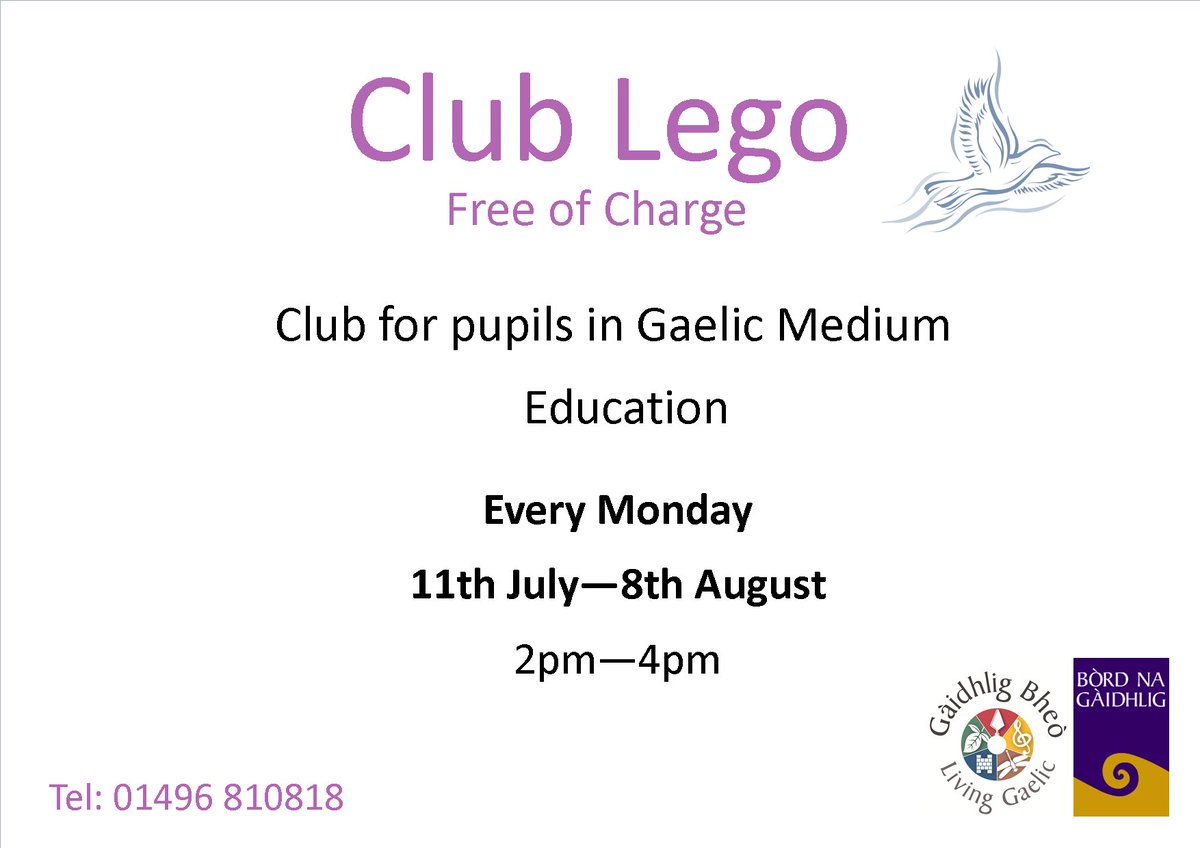 Cuimhnichibh gum bi Club Lego ann an-diugh!
#Gàidhlig #ICCI #Ìle