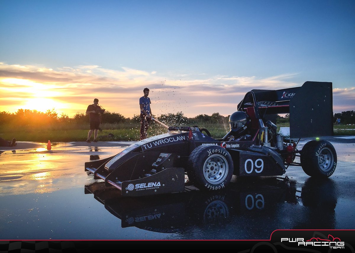 PWr_Wroclaw's tweet photo. Congrats for our students from @pwr_racing for success in #FSCZ🇨🇿 #FormulaStudent. We are so proud of you #PWRracing https://t.co/FahcidThht