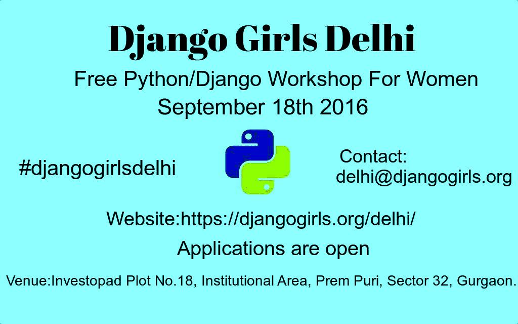 Django Girls Delhi tweet media
