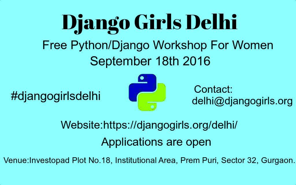Django Girls Delhi tweet media