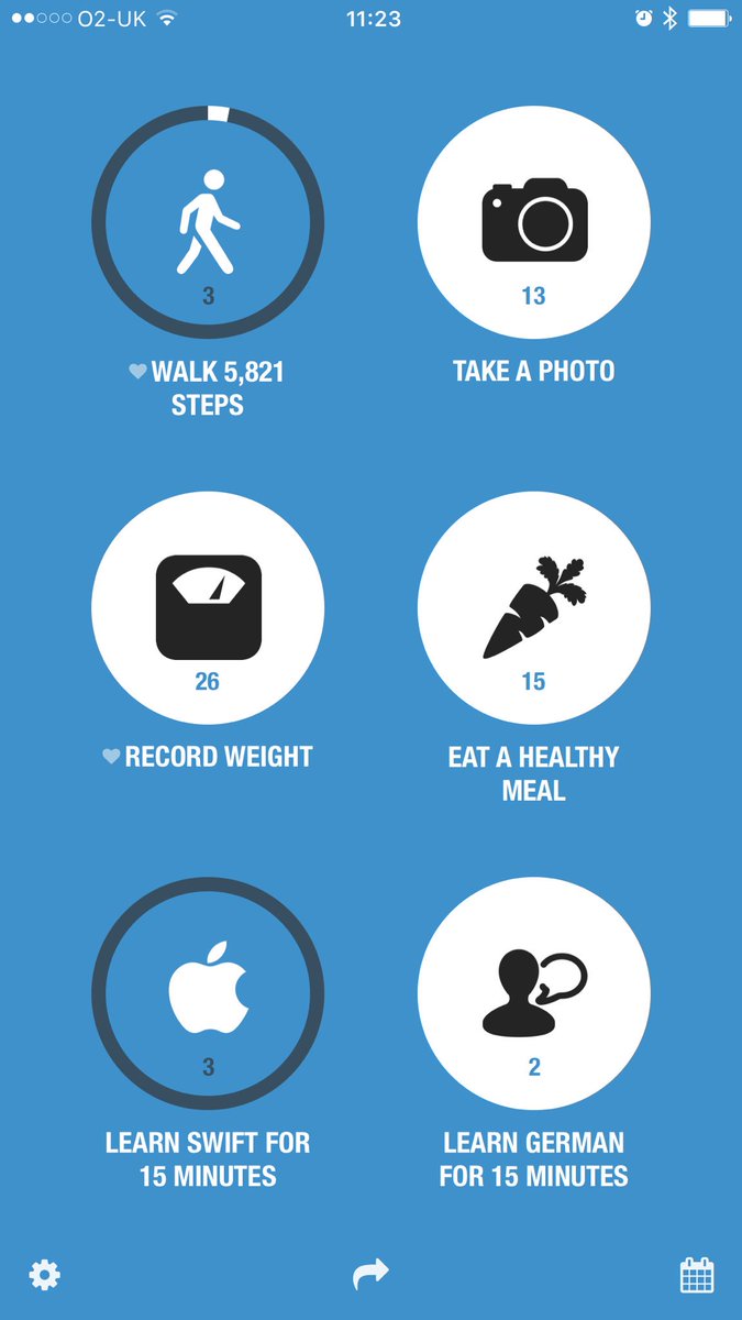 Smutchings's tweet photo. It's only 11:24 and I've already made decent progress on my streaks for today. 💪🏼 #ProgressFeelsGood https://t.co/molBuKCyQy