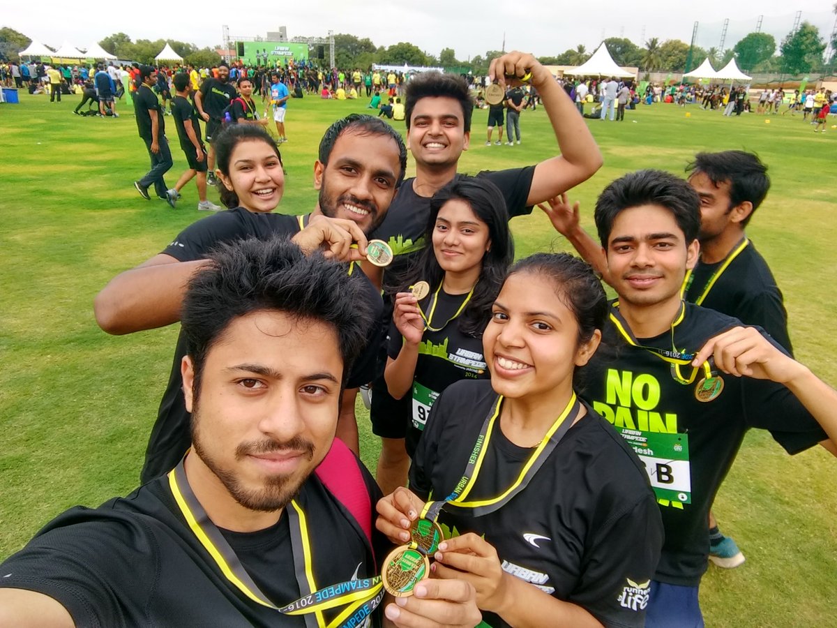 The #LeadSquared team at Runners For Life - Urban Stampede 2016! Well done guys :)