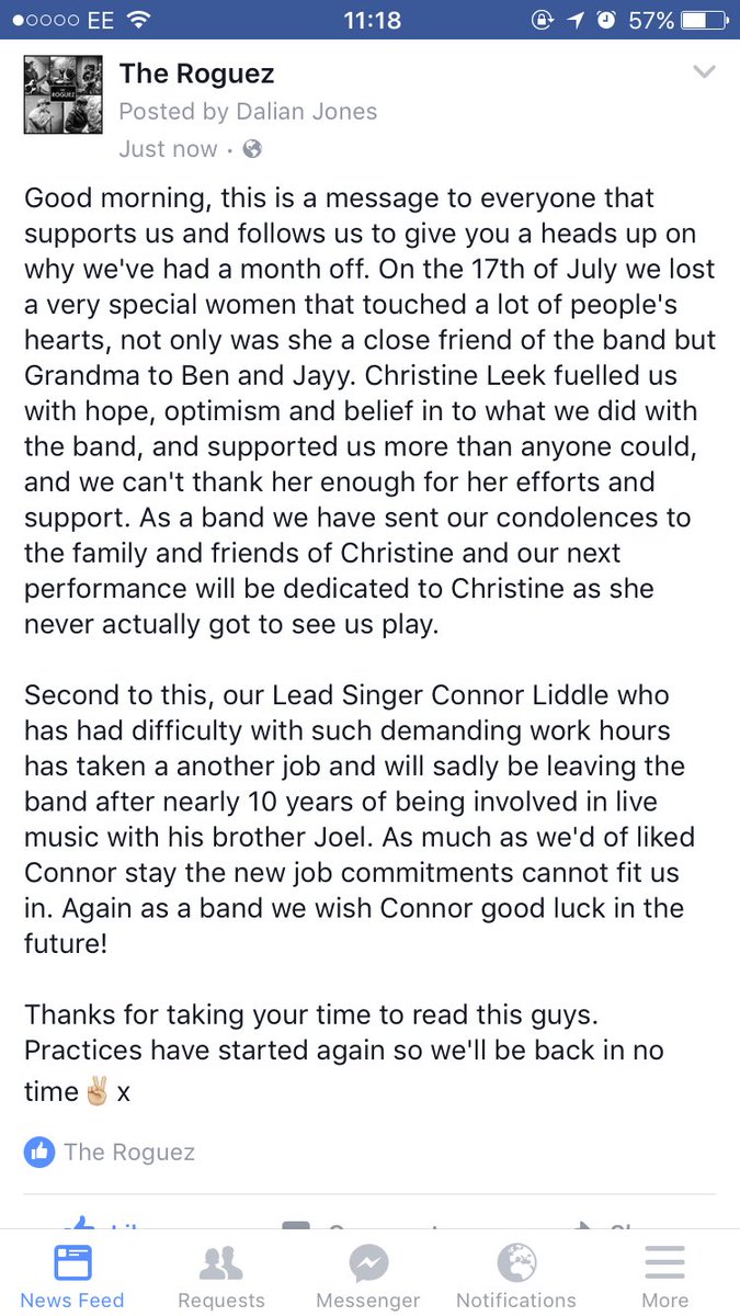 Rogues_Band's tweet photo. An update! https://t.co/qro3LrHtvH