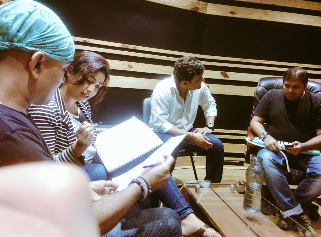 Recording session with Shreya Ghoshal .. #djnks #loveformusic