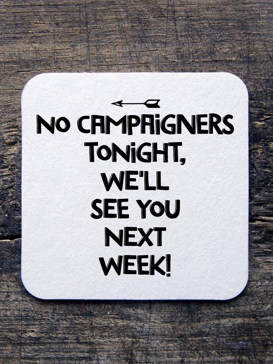 Happy Monday! Unfortunately, No Campaigners tonight, but we'll be having it next week, hope to see you then!